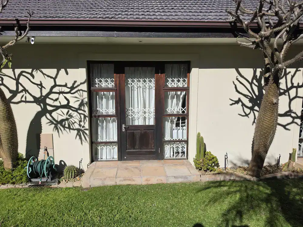 Exterior walls before repainting at a residential property in Devils Peak Estate, Vredehoek