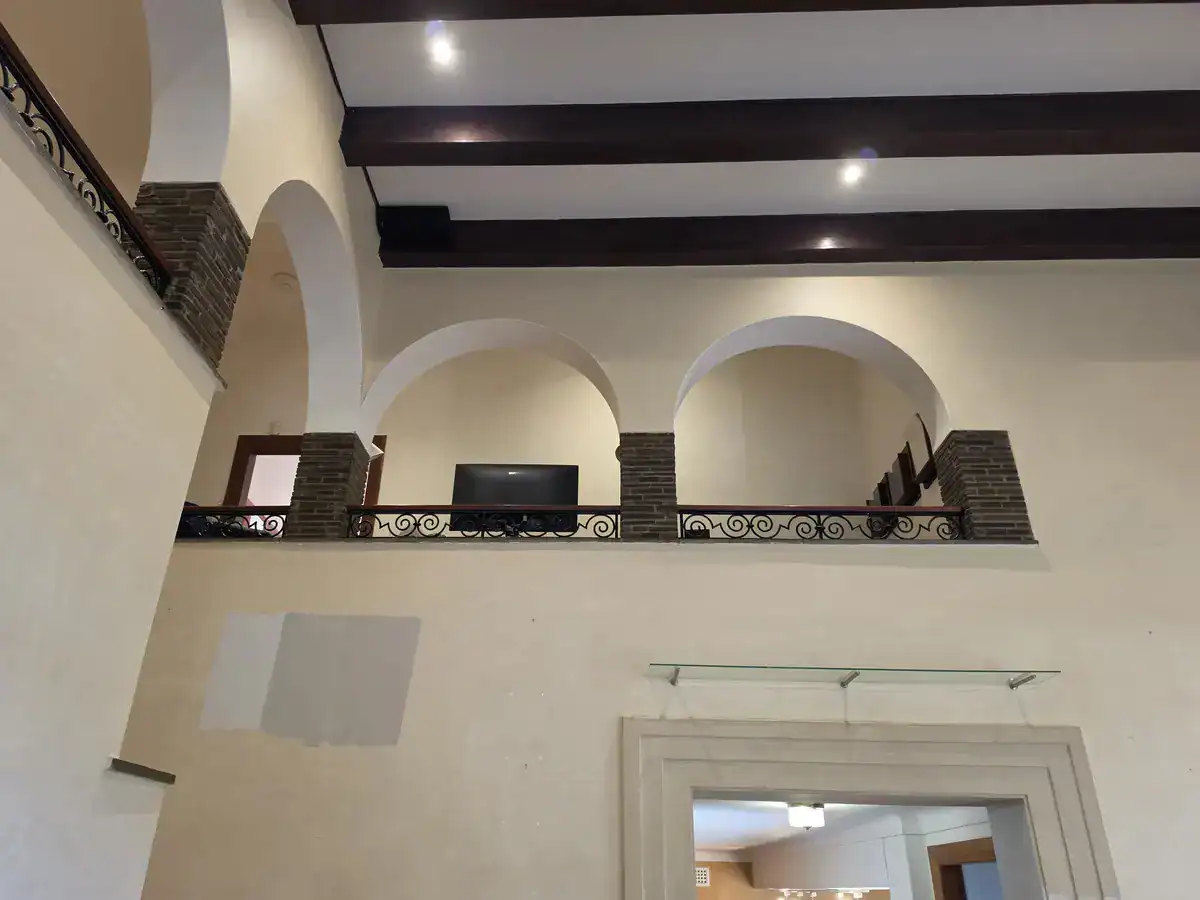 Interior walls before preparation and repainting at a residential property in Tamboerskloof, Cape Town